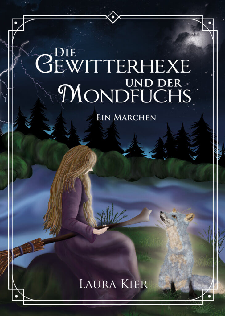 Cover für das Märchen "Die Gewitterhexe und der Mondfuchs"